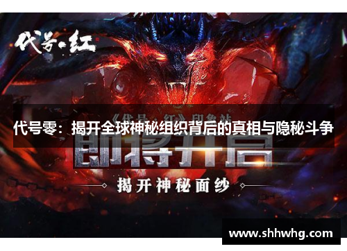 代号零：揭开全球神秘组织背后的真相与隐秘斗争